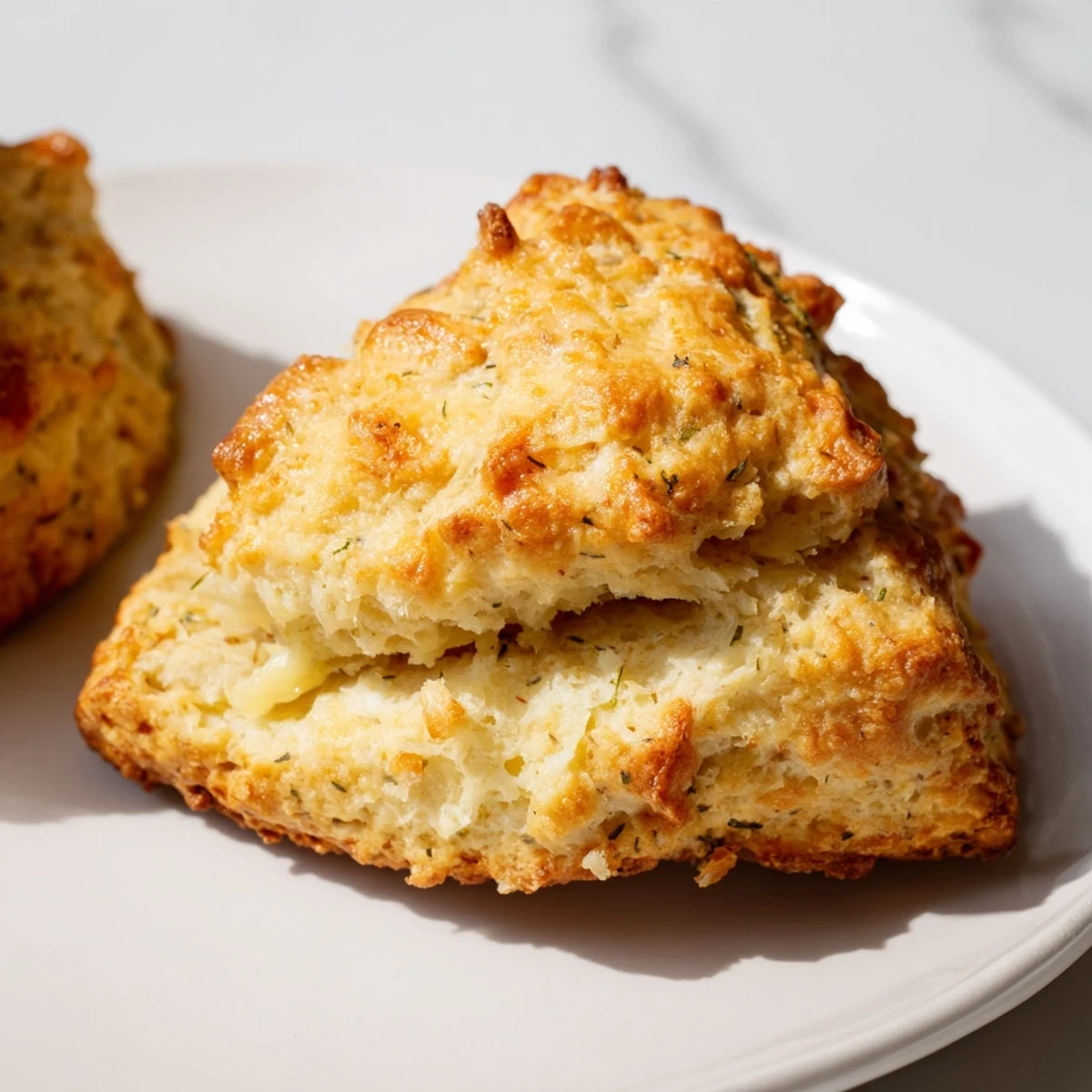 Savory Garlic Parmesan Scones