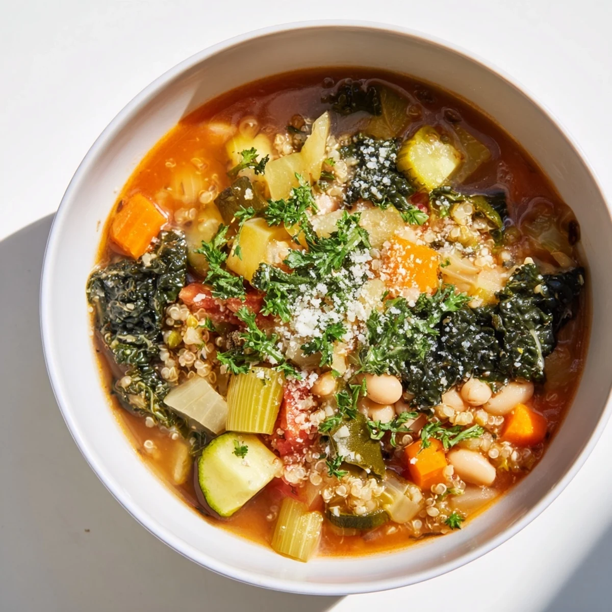 Minestrone Quinoa Winter Greens
