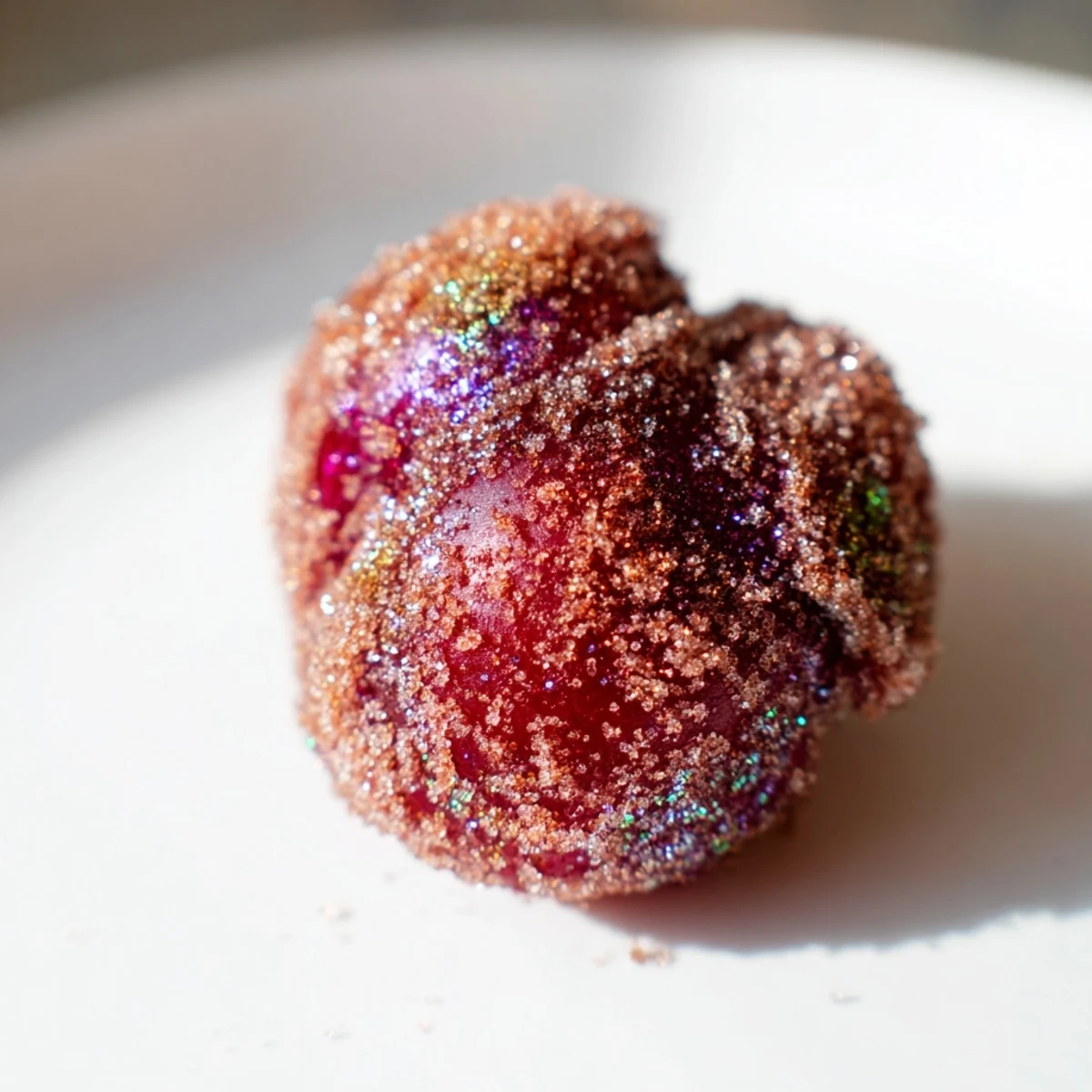 Frosted Quick Festive Frozen Grape Treats glisten, promising a burst of icy sweetness coated in sugar crystals.