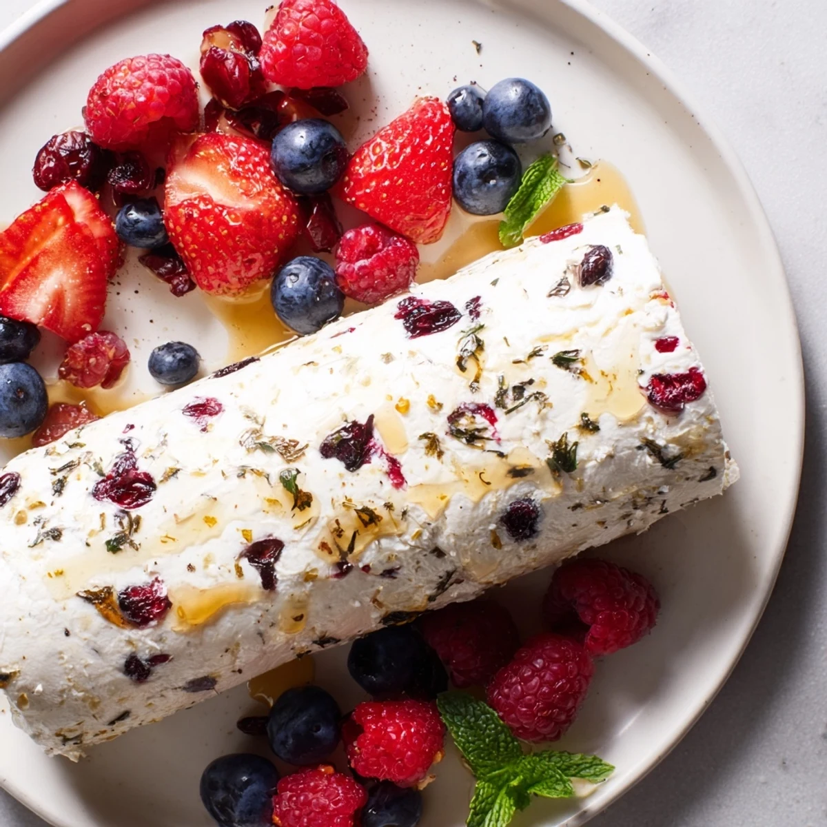 Cranberry Goat Cheese Log