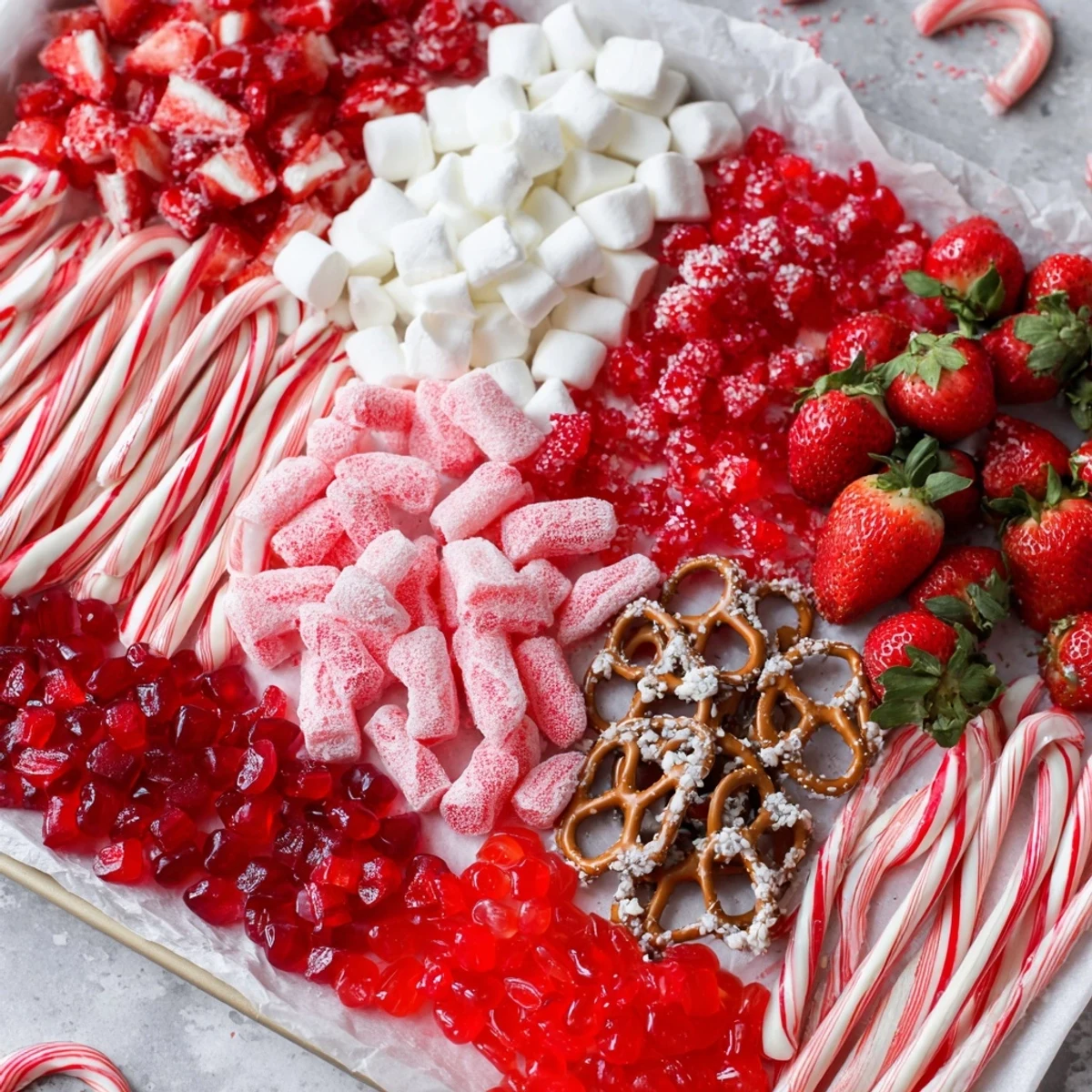 Red White Candy Stripe