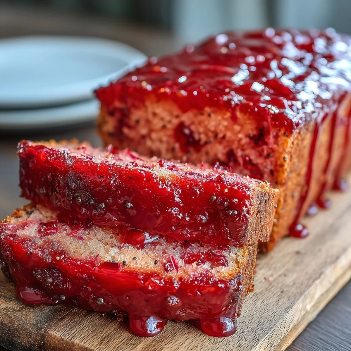 Blood Orange Loaf with Marzipan #501