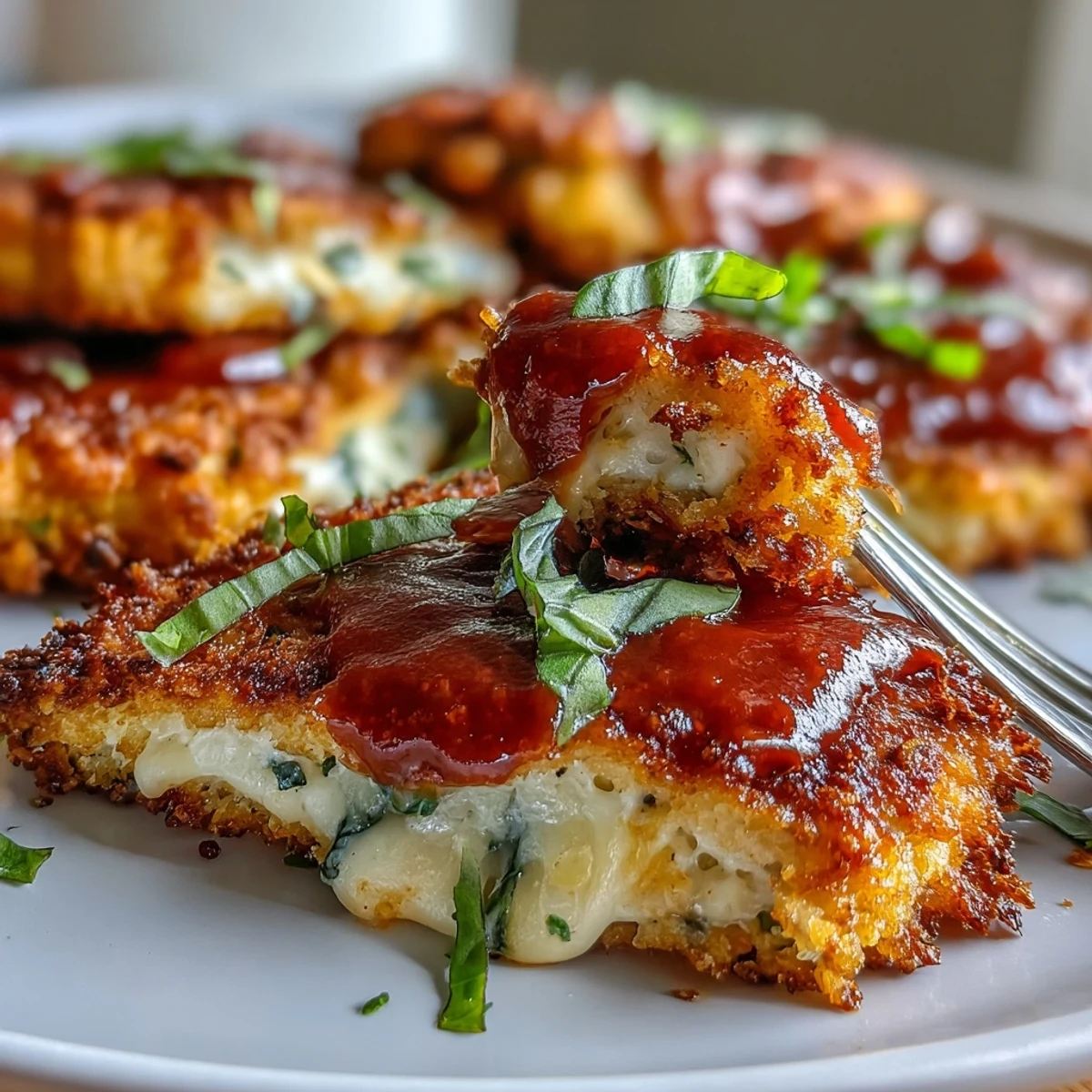 Served alongside spaghetti or a crisp salad for a complete Italian-American family meal.