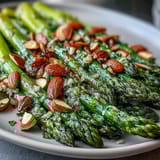 Lemon Butter Asparagus Almonds