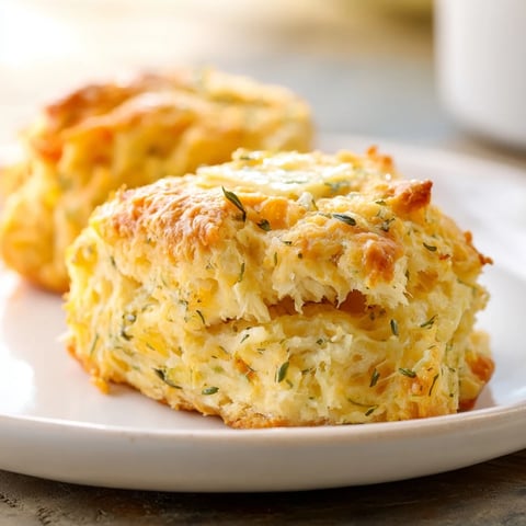 Savory Garlic Parmesan Scones fresh from the oven, golden brown and aromatic.  