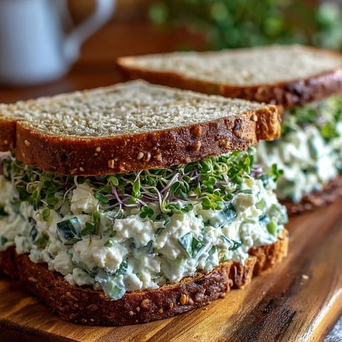 Fresh and crisp Easy Cucumber Salad Sandwiches served on whole-grain bread with a side of herbal tea.