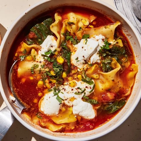 Lasagne Soup Sweet Corn Masala