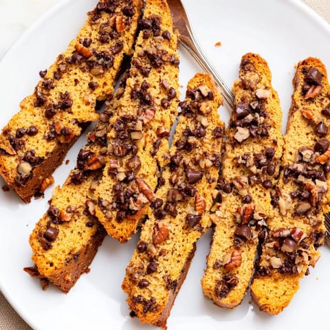 Pumpkin Muffin Biscotti Dippers