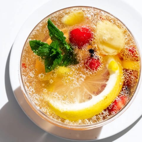 Homemade kombucha mocktails bursting with fresh flavors and fizzy delight.  