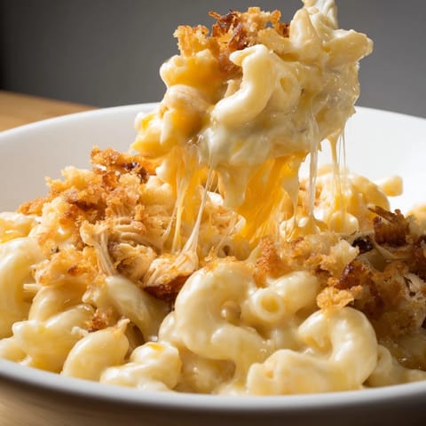 Classic Mac Cheese BBQ Chicken