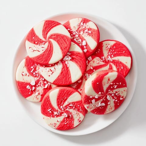 Candy Cane Swirl Cookies