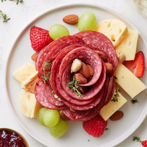 Salami Rose Bloom Board