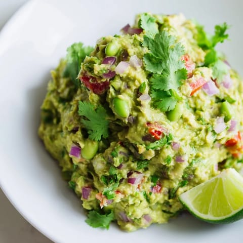 Edamame creamy avocado dip