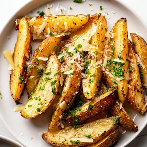 Rosemary Parmesan Potato Wedges