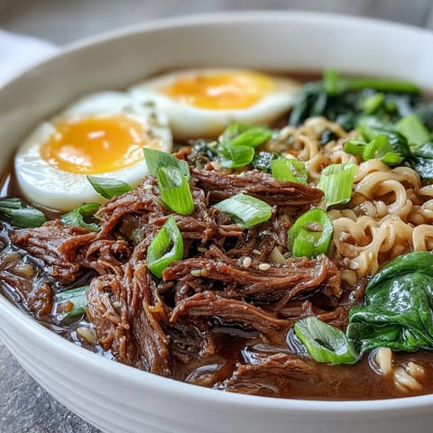 Slow Cooker Beef Ramen Noodles