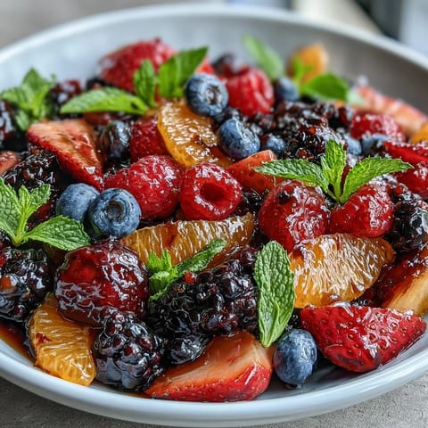 Citrus and Berry Spring Fruit