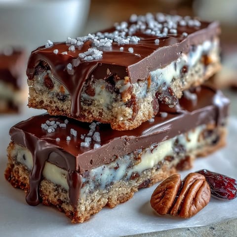 Graduation cookie bars with white chocolate drizzle, bursting with colorful candy and gooey chocolate chips in every bite.