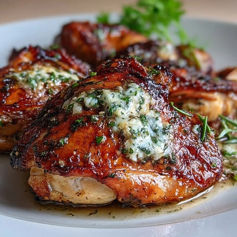 Herb Butter Roast Chicken